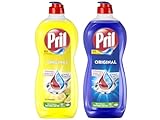 PRIL Original-Set 1x Zitrone & 1x Original, Handgeschirrspülmittel-Set mit...