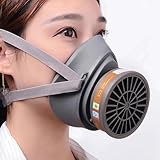 goambuy 8 ni 1 Atemschutzmaske Gase Dämpfe | Gasmaske für Lackier, Feinstaub,...