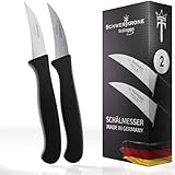 Schwertkrone® Schälmesser gebogen 2er Set [MADE IN SOLINGEN - GERMANY] -...