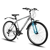 Hiland BAMCBASE 27,5 Zoll Mountainbike, Hochfester Stahlrahmen 21 Gänge...