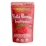 Rote Beeren Fruchtpulver: 100g Himbeeren, Johannisbeeren und Erdbeeren...