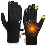 Fahrradhandschuhe Herren Winter, Thermo Handschuhe Damen [Touchscreen &...