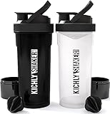 Shaker Proteinshake 2er-Pack (700 ml) - Protein Shaker für Eiweiß- &...