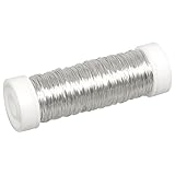 Rayher 2405522 Schmuck-Häkeldraht, silber, 0,30 mm ø, Spule 50 m,...
