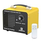 JOBYNA Ozongenerator Auto mit Fernbedienung 10,000mg/h, Tragbar O3...