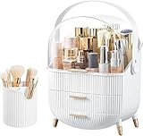 Kousee Make-up-Organizer und Aufbewahrung, tragbar, wasserdicht, staubdicht,...