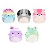 Micromallows SQMM0185-5er Pack, superweiche Mini-Squishmallows, 6,5 cm...