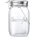 SONNENGLAS Classic 1000ml | Die Original Solarlampe/Solar-Laterne im Einmachglas...