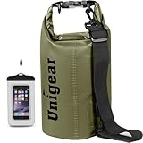 Unigear Dry Bag, Wasserdicht Taschen mit Handytasche und Gurte für Boot und...