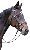 Covalliero Kerbl 326139 Trensenzaum Classic Leder, Schwarz, Full