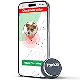 TrackiPet GPS Tracker Hund – Abonnement erforderlich – Mini Größe Locator...