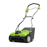 Greenworks 40V Akku Rasenlüfter , 3600 U/min, 36 cm Arbeitsbreite, 30 L...