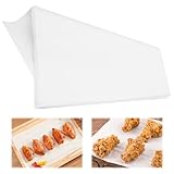 100 Blatt Wachspapier für Lebensmittel 20 X 30 cm, Käsepapier Burger Papier,...