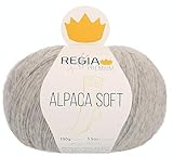 Regia Schachenmayr Premium Alpaca Soft, 100G hellgrau Handstrickgarne