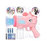 Seifenblasenmaschine, KETIEE Einhorn Seifenblasenpistole Kinder, Seifenblasen...