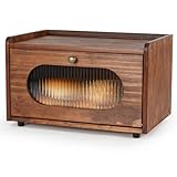 GUUSII HOME Brotkasten Holz Brotbox Küchentheke Brotaufbewahrung Zirbenholz...