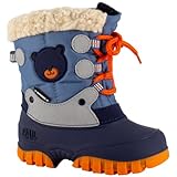 Spirale Unisex-Kinder Fabi Schneestiefel, Blau (Celeste 02319226), 30 EU