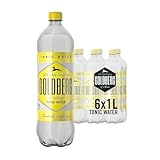GOLDBERG Tonic Water – 6 x 1 l PET-Flaschen – Mit frischer Zitronennuance...