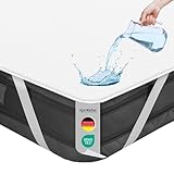 Komfortec Wasserdichter Matratzenschoner 90x200cm | Atmungsaktiv, Knisterfrei,...