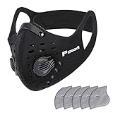 Powzdi Staubmaske Sport Maske Fahrradmaske Atemmaske trainingsmaske...