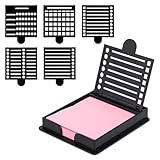 BOXOB Haftnotizen Halter mit Schablone, 1,18x1,18cm Haftnotizen Spender mit 5...