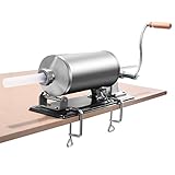 COSTWAY 2,5kg/3kg/4kg Wurstfüller manuell, Wurstmaschine aus Edelstahl,...
