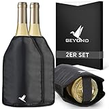 Beyond Weinkühler Manschette 2er Set - Kühlmanschette für Wein & Sekt -...