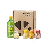 Kloster Kitchen Ingwer Shot Probierset S I 1x 360 ml + 6x 30 ml mit echten...