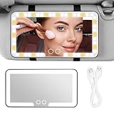 Infreecs Auto Kosmetikspiegel, Visier Kosmetikspiegel, Makeup Spiegel Auto mit...