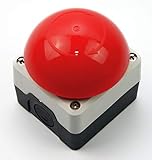 Not Aus Schalter/Taster, rastend, 240V, NC und NO Pilztaster rot IP65 1Ö 1S...