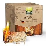 Heumüller Holzwolle Premium Holzwolle-Anzünder 10 kg (ca. 800 Stück) |...