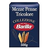 Barilla Collezione Mezze Penne Tricolore, 500 g