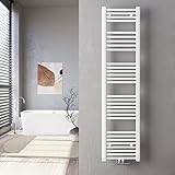 Heilmetz Weiß Badheizkörper 40 x 160 cm Handtuchtrockner 547 Watt Leistung...