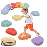 Balanciersteine für Kinder, 6 Stück Rutschfest Stapelsteine Balanciersteine,...
