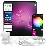 Philips Hue Indoor 3m Smart LED Solo Lightstrip Basis-Set, 1er-Pack, Steuerung...