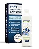 Rohrreiniger flüssig S-Pro Rasant 14-S Rohr-frei - Abflussreiniger gegen Haare,...