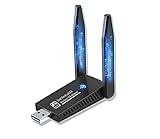 AC1300 USB WLAN Stick für pc, High Gain Dualband WLAN Adapter pc with high gain...