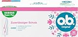 o.b. Original Super Plus (32 Stück), Tampons für sehr starke Tage, StayDry...
