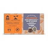 By Amazon Hauskompostierbare Kaffeekapseln, kompatibel mit Nespresso, 100 %...