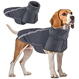 SlowTon Wintermantel für Hunde, Warmes Futter aus Polar Fleece Außenjacke für...