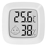 OPPERD Mini Thermo-Hygrometer Thermometer, Digitales Zimmerthermometer,...