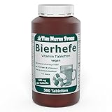 Bierhefe 500 mg Vitamin Tabletten 500 Stk. - mit wichtigen B-Vitaminen für die...