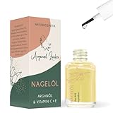 Arganoel-Zauber Nagelöl, Nagelhärter inkl. Pinsel, stärkt & pflegt rissige,...