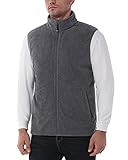 33,000ft Herren Fleece Weste Jacke Standkragen Ultraleicht Outdoor Ärmellose...