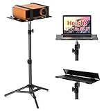 Beamer Ständer, LEORFI Laptop Stativ Tragbarer, Projektorständer,...