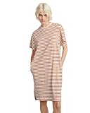 G-Star RAW Damen Printed Loose T-Shirt Kleid, Mehrfarben (Antique White/Finch...