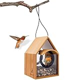 TWOCOZY Vogelhaus - Vogelfutterhaus zum Aufhängen - NEUHEIT - Wetterfestes...