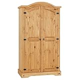 Kleiderschrank Salsa Garderobenschrank Mexiko Möbel Kiefer massiv,...