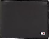 Tommy Hilfiger Herren Geldbeutel Eton Trifold mit Münzfach, Schwarz (Black),...