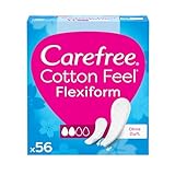 Carefree Slipeinlagen Cotton Feel Flexiform mit Frischeduft, 100% atmungsaktiv...